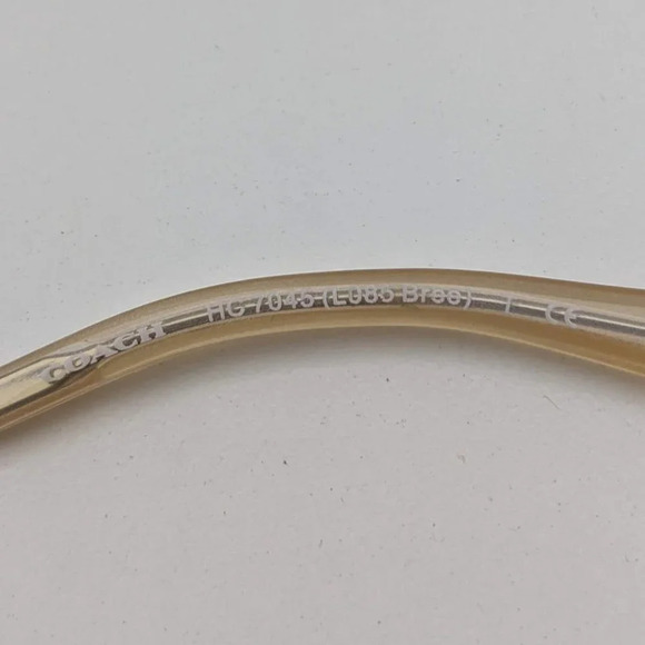 🕶️Frame Only | Coach HC7045 L085 Bree Sunglasses 59/14 140 /KAI401🕶️ - Picture 4 of 6